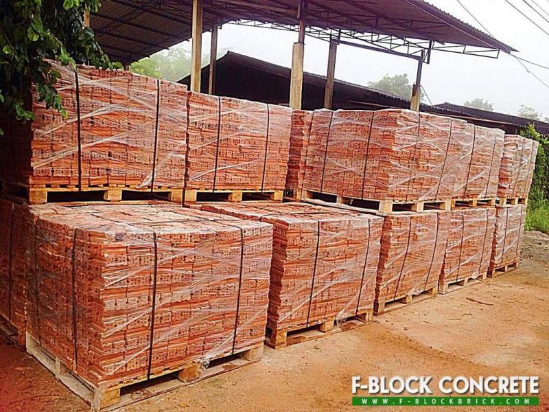 F-block อิฐมอญแดง 2 รู 4 รู และ 3 รู จัมโบ้ ขอนแก่น อุดรธานี มหาสารคาม